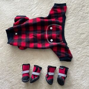 Silverpaw Pet coat and boots